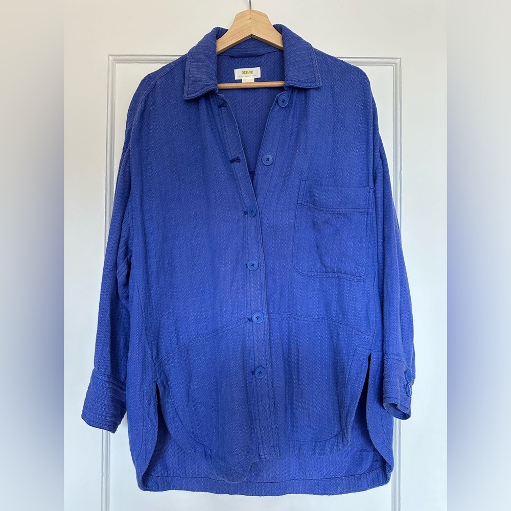 Anthropologie Maeve Blue Lounge Set / XS